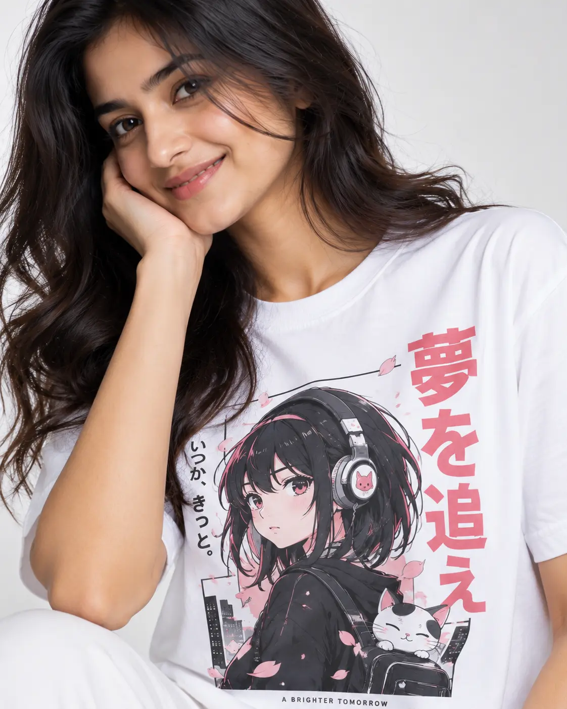 Yume Sakura Anime Graphic T-Shirt - Image 4
