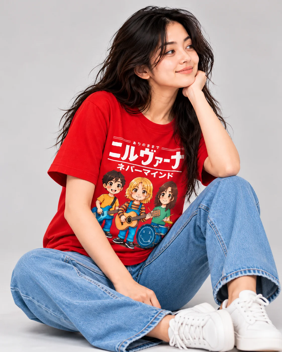 Anime Band Graphic Regular Fit T-Shirt for Women - Image 5