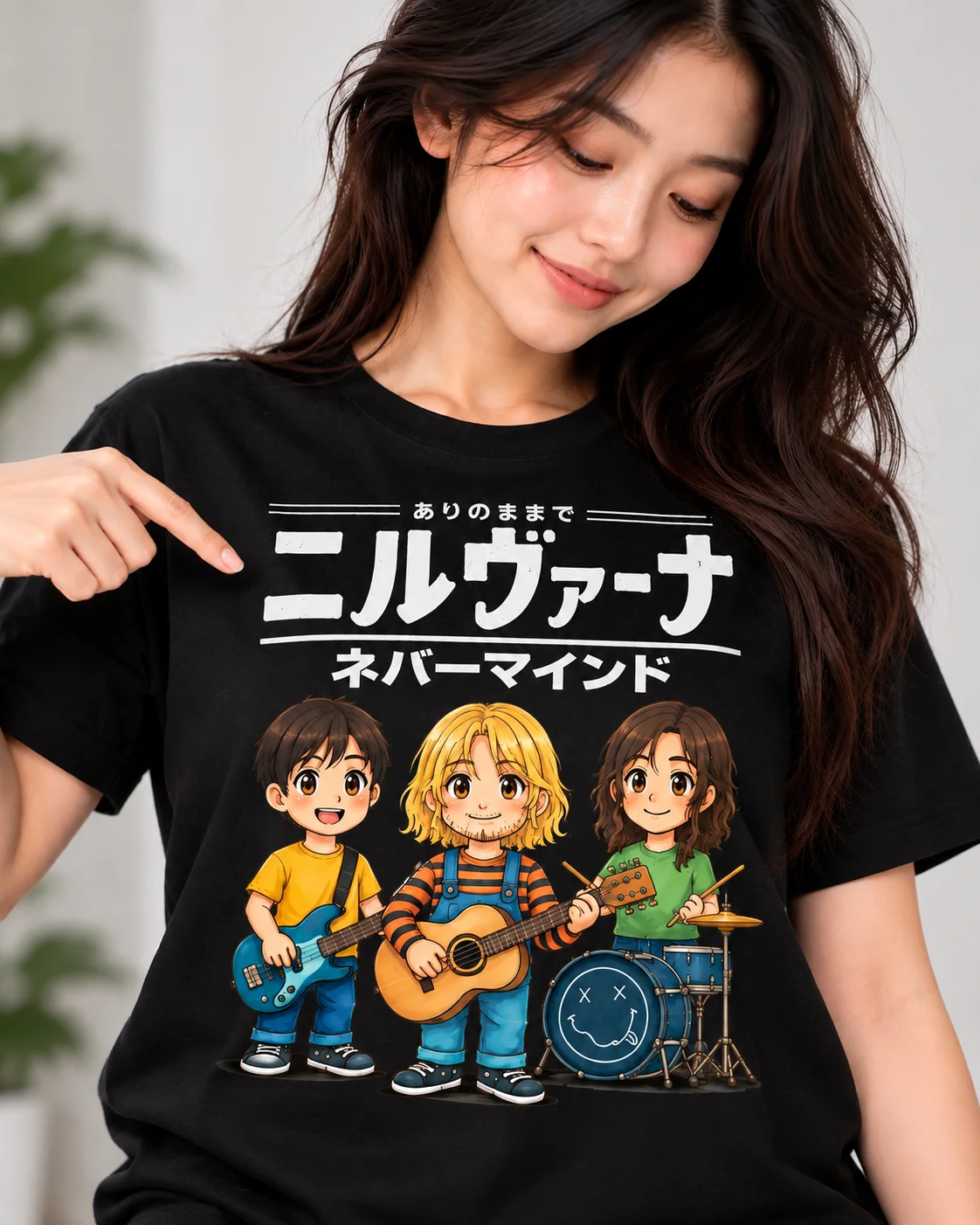 Anime Band Graphic Regular Fit T-Shirt for Women - Image 12
