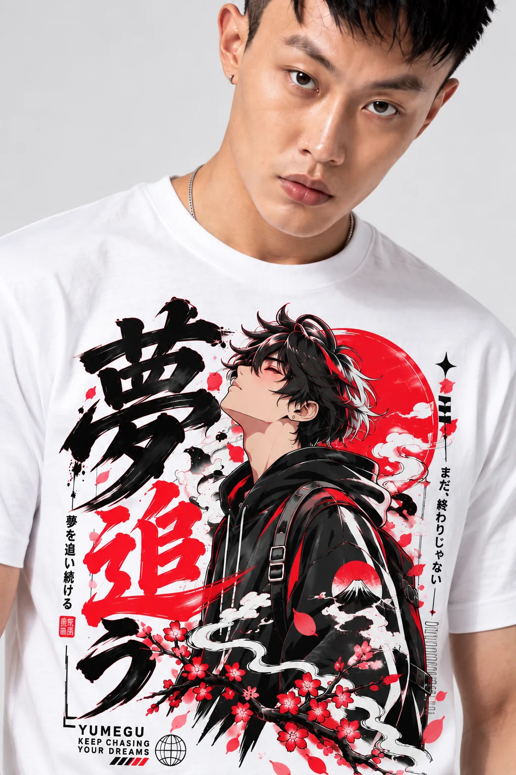 Keep Chasing Your Dreams Anime Graphic T-Shirt